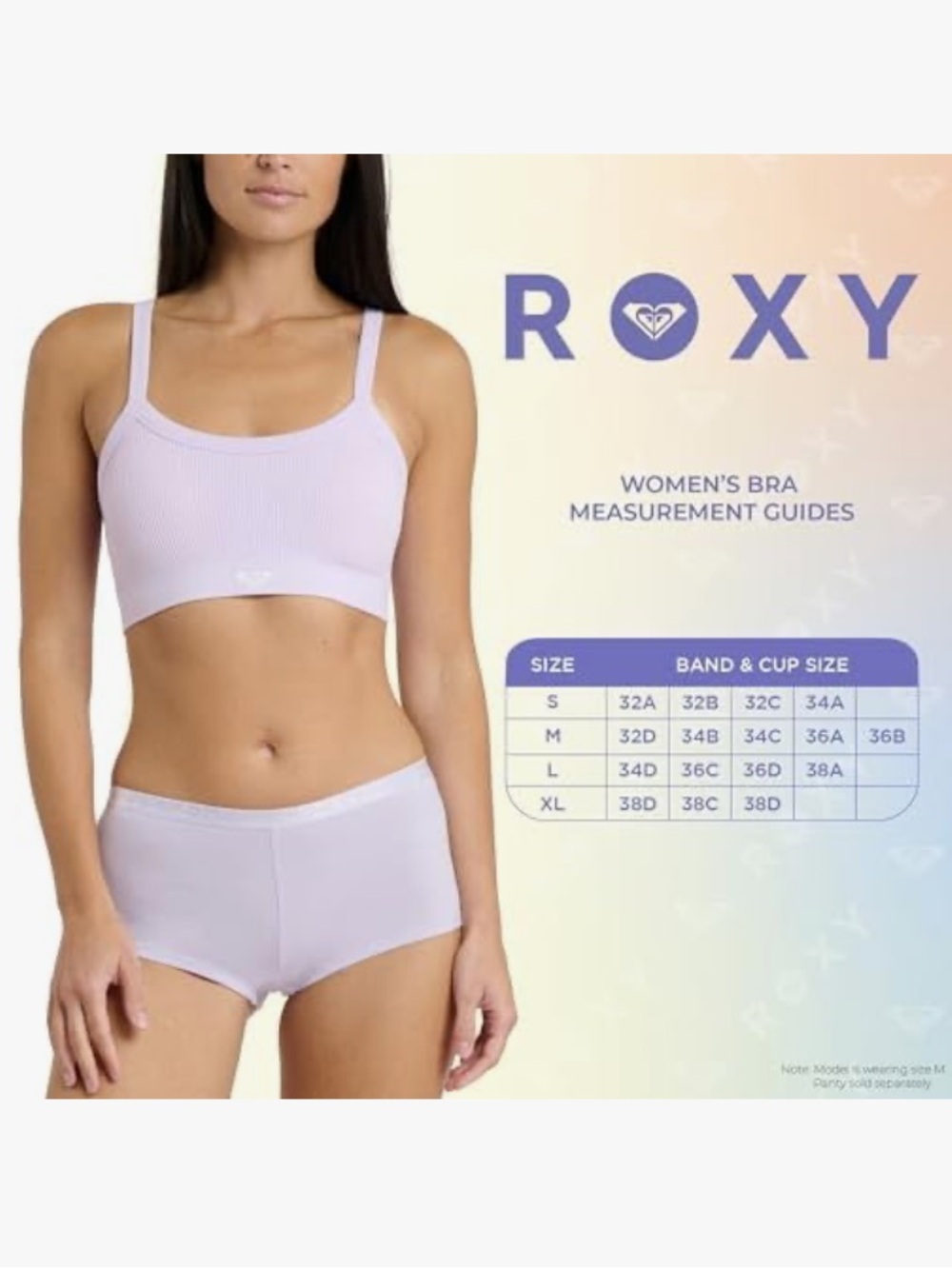 ROXY🏄♀️ Ribbed Padded Bralette - Picture 4 of 12